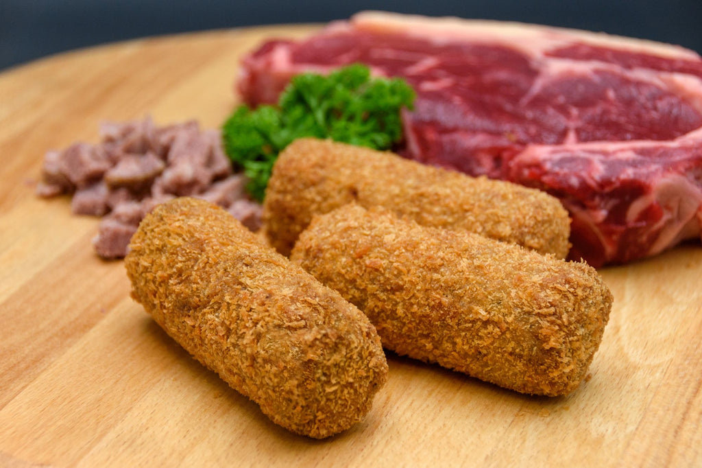 Eilander Rundvlees croquetten 21x95gr. van grasgevoerd waddenrund prijs is incl.9% btw