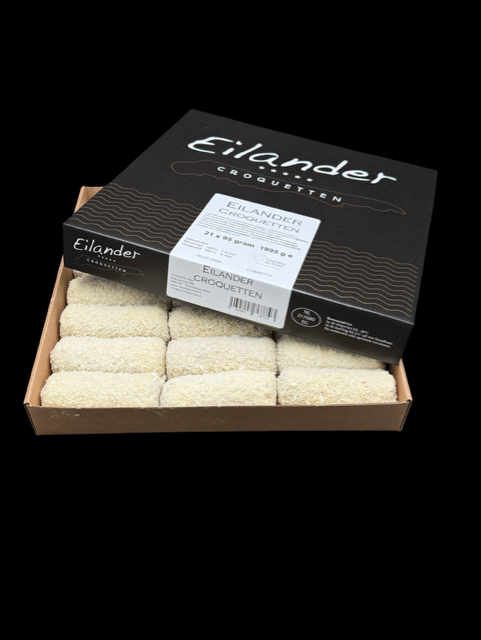 Eilander Rundvlees croquetten 21x95gr. van grasgevoerd waddenrund prijs is incl.9% btw
